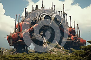 The haunting grandeur of colossal war engines