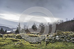 Haunting remains of Arichonan Township in Scotland.