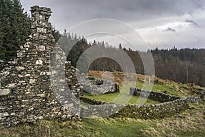 Haunting remains of Arichonan Township in Scotland.