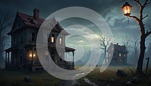 Haunting Twilight Homestead