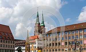 Hauptmarkt, the central square of Nuremberg