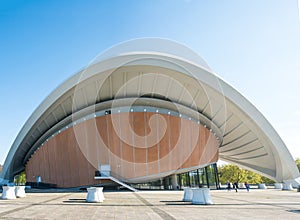 The `Haus der Kulturen der Welt House of World` Cultures in Berlin