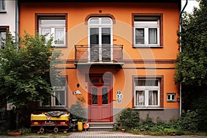 Haus mit rettungsring. Generative AI