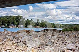 Hausboats on the Danube