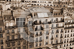 Haussman buildings in Paris