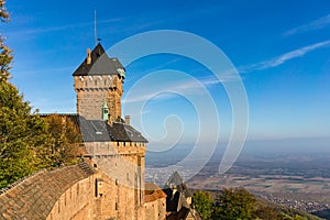 Haut-Koenigsbourg castle, Alsace, France