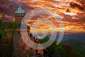 Haut Koenigsbourg Castle, Alsace, France