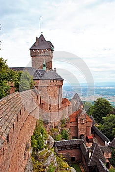 Haut Koenigsbourg castle photo