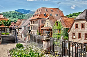 Haut Rhin, village of Bergheim in Alsace