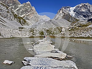 Hautes Alps Gem: Glacier Lake Delights in Vanoise National Park, France photo