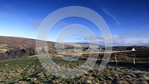 Hautes chaumes, col des supeyres, auvergne, france