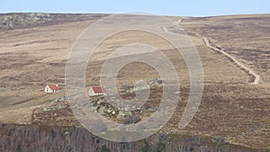 Hautes chaumes, col des supeyres, auvergne, france