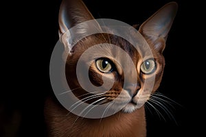 Havana Brown cat - originated in England (Generative AI) *