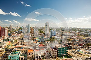 Havana buildings. Aerial view