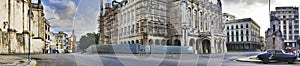 Havana buildings and car panorama