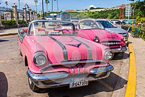 Havana, colorful, classic American cars