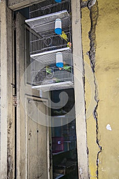 Havana, Cuba - 21 January 2013: Views of town center of squares and streets