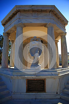 Havana, Cuba. Monument to medical students in Parque Martires del 71. Monumento a los ocho estudiantes de medicina. Rotunda