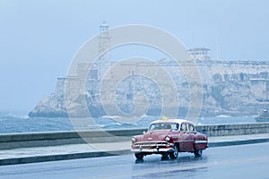 Havana malecon taxi