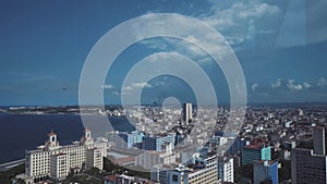 HAVANA panoramic view of the 33 floor restaurantThe old streets, the main square, the citizens.