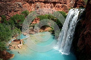 Havasu Falls Waterfall