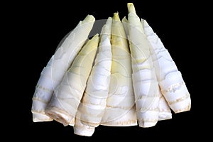 Have been peeled bamboo shoots