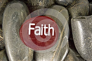 Have Faith Encouragement Stone