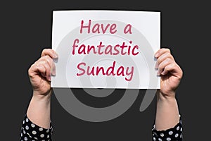 Have a fantastic Sunday