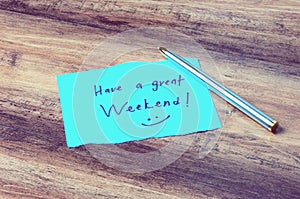 Have a great weekend