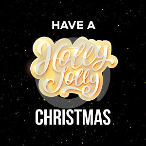 Have a Holly Jolly Christmas greeting card