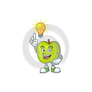 Have an idea granny smith apple character for health mascot