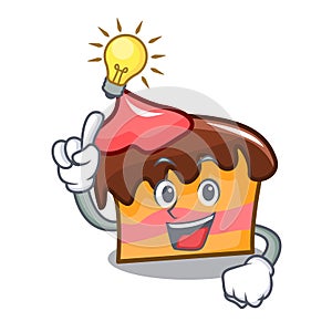 Have an idea sponge cake mascot cartoon