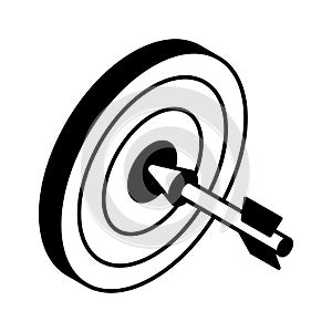 Have a look at this visually perfect icon of dartboard, target, aim, objective vector design