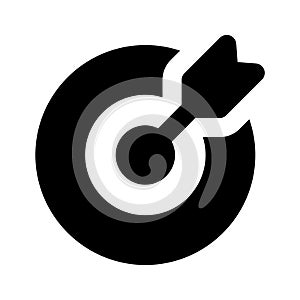 Have a look at this visually perfect icon of dartboard, target, aim, objective vector design