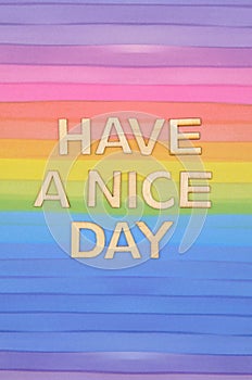 have a nice day background - illustration photo
