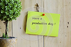 Have a productive day!