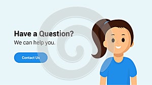 Have questions horizontal banner