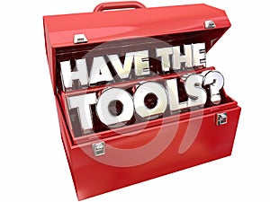 Have the Tools Question Expertise Necessary Toolbox