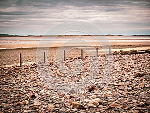 Haverigg beach is found at the mouth of the Duddon Estuary and has views over the Lake District