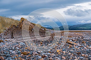 Haverigg beach is found at the mouth of the Duddon Estuary and has views over the Lake District