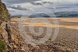 Haverigg beach is found at the mouth of the Duddon Estuary and has views over the Lake District photo