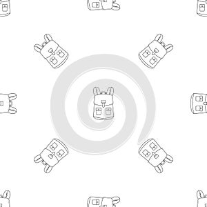 Haversack pattern seamless vector