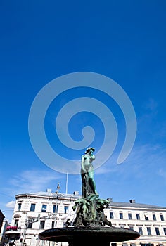 Havis Amanda statue in Helsinki, Finland photo