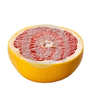 Havled Grapefruit with Clipping Path