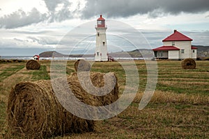 Havre Aubert Lighthouse or Amherst island lighthouse in Magdalen island