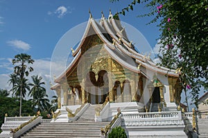 Haw Pha Bang golden buddhist temple