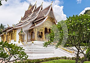 Haw Pha Bang temple in Luang Prabang in Laos