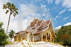 Haw Pha Bang temple in Luang Prabang in Laos