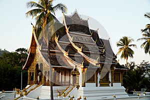 Haw Pha Bang Temple is an old Temple built 1963 is located at the northeastern corner