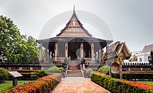 Haw Phra Kaew Temple, Vientiane, Laos.